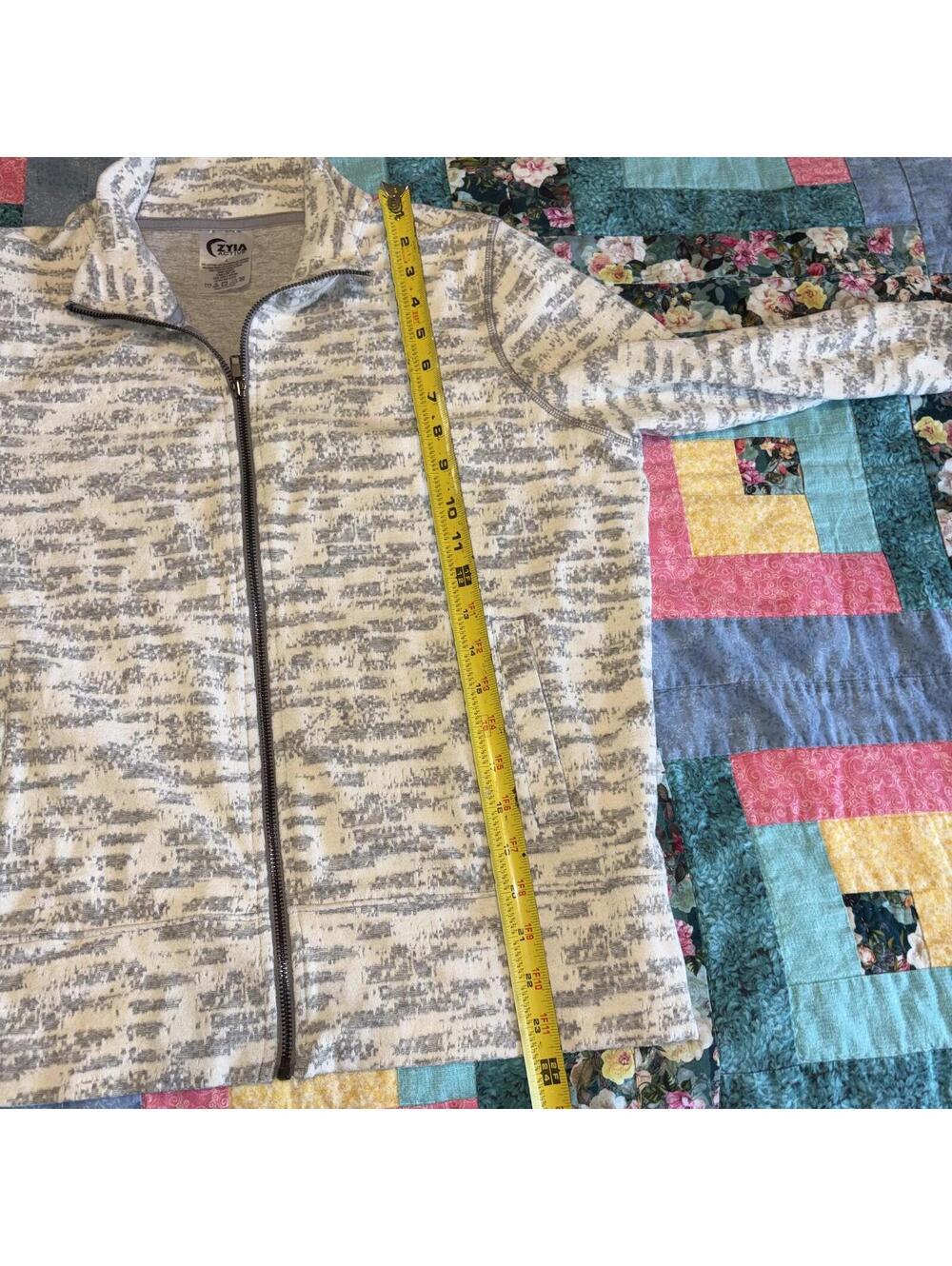 Zyia Active Full Zip Lightweight Woman’s Large Workout Jacket Casual Activewear - Picture 7 of 7